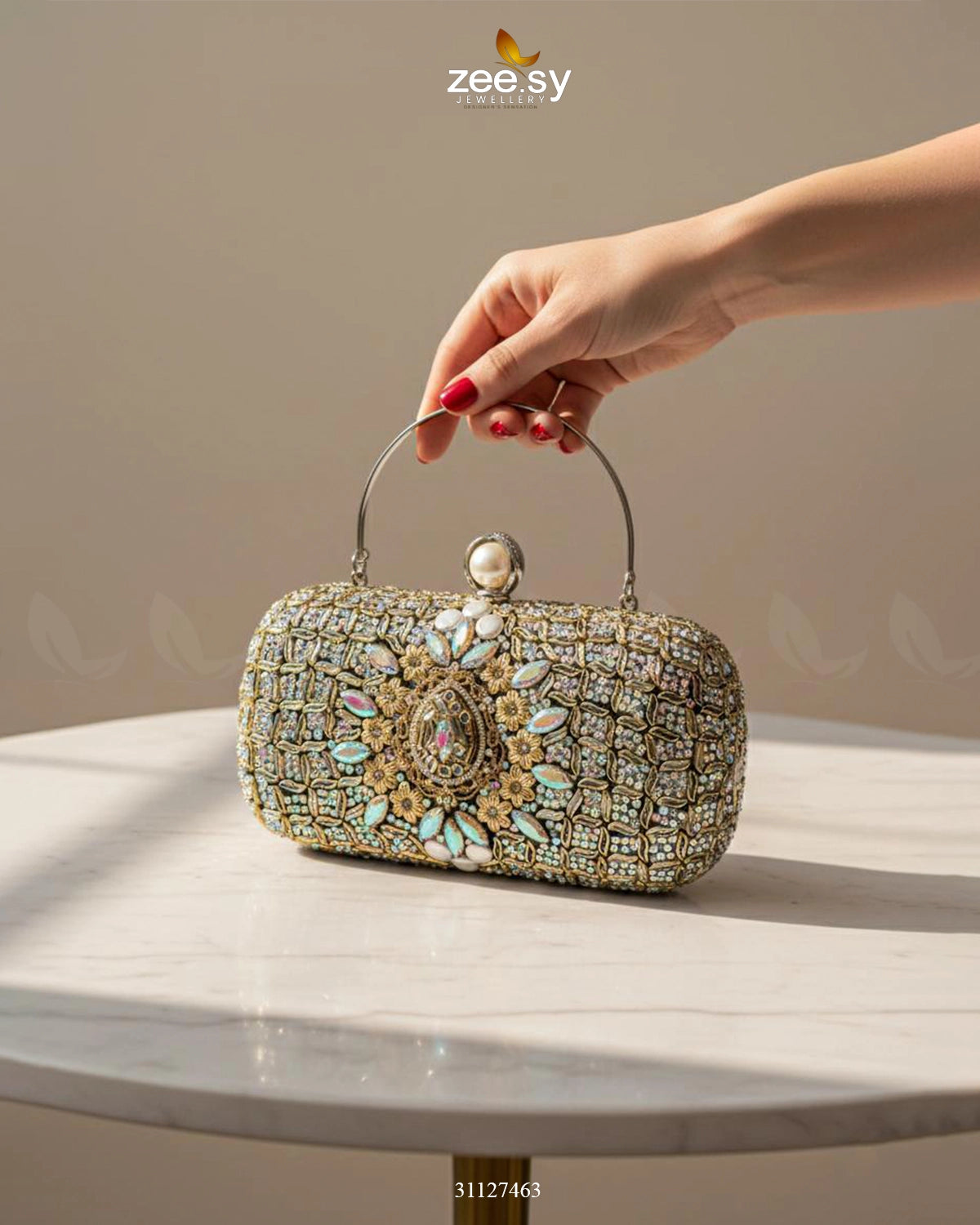 Shimmering Baroque Pearl Bag - Zeesy Jewellery