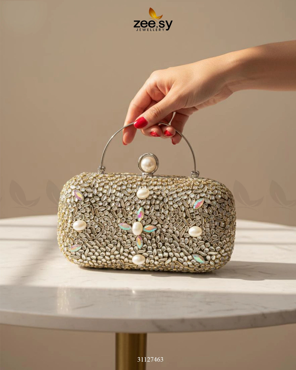 Shimmering Baroque Pearl Bag - Zeesy Jewellery