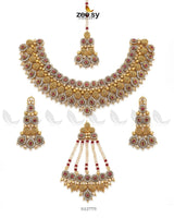 Shimmering Veil Zirconia Bridal Set Bridal Set - Zeesy Jewellery Pakistan | Premium Artificial & Imitation Jewellery