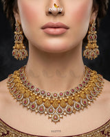 Shimmering Veil Zirconia Bridal Set Bridal Set - Zeesy Jewellery Pakistan | Premium Artificial & Imitation Jewellery