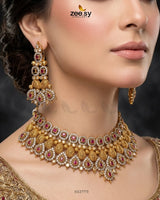Shimmering Veil Zirconia Bridal Set Bridal Set - Zeesy Jewellery Pakistan | Premium Artificial & Imitation Jewellery
