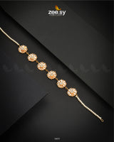 Shish Patti Graceful Headpiece Golden - Zeesy Jewellery