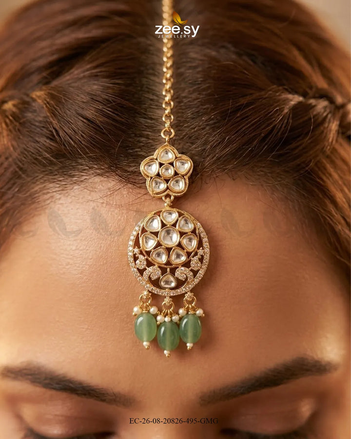 Sia Ornate Kundan Necklace Set Necklace Sets - Zeesy Jewellery Pakistan | Premium Artificial & Imitation Jewellery