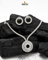 Signature Modern Drop Necklace Set - Zeesy Jewellery