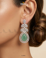 Silver Bella Drop Dangle Earrings Earrings - Zeesy Jewellery Pakistan | Premium Artificial & Imitation Jewellery
