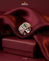 Silver Royal Oval Stone Ring