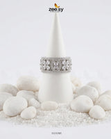 Silver Royal Oval Stone Ring