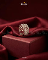 Silver Royal Oval Stone Ring