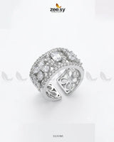 Silver Royal Oval Stone Ring