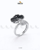 Silver Statement Gemstone Ring