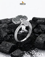 Silver Statement Gemstone Ring