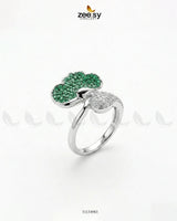 Silver Statement Gemstone Ring