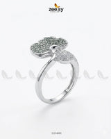 Silver Statement Gemstone Ring