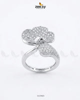 Silver Statement Gemstone Ring