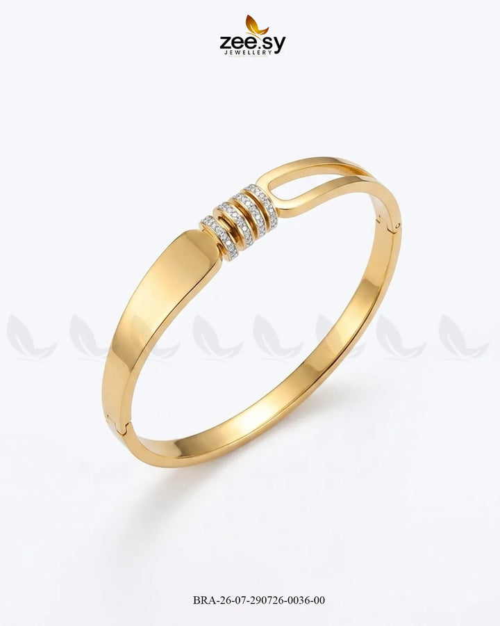 Sleek Triple Band Crystal Bracelet Bracelet - Zeesy Jewellery Pakistan | Premium Artificial & Imitation Jewellery