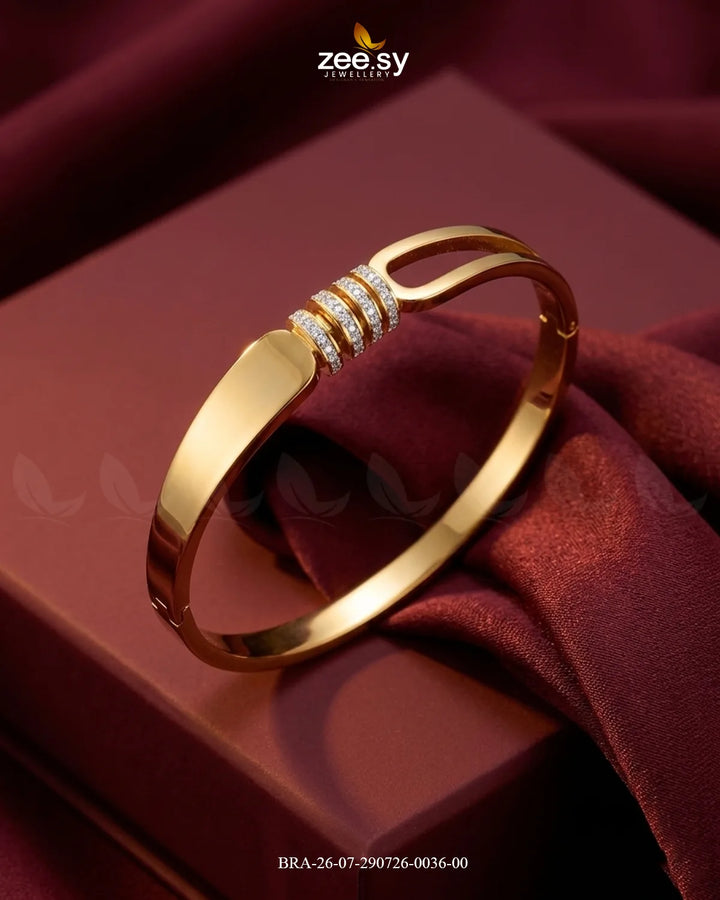 Sleek Triple Band Crystal Bracelet Bracelet - Zeesy Jewellery Pakistan | Premium Artificial & Imitation Jewellery