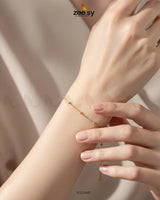 Sleek Link Snake Bracelet - Zeesy Jewellery