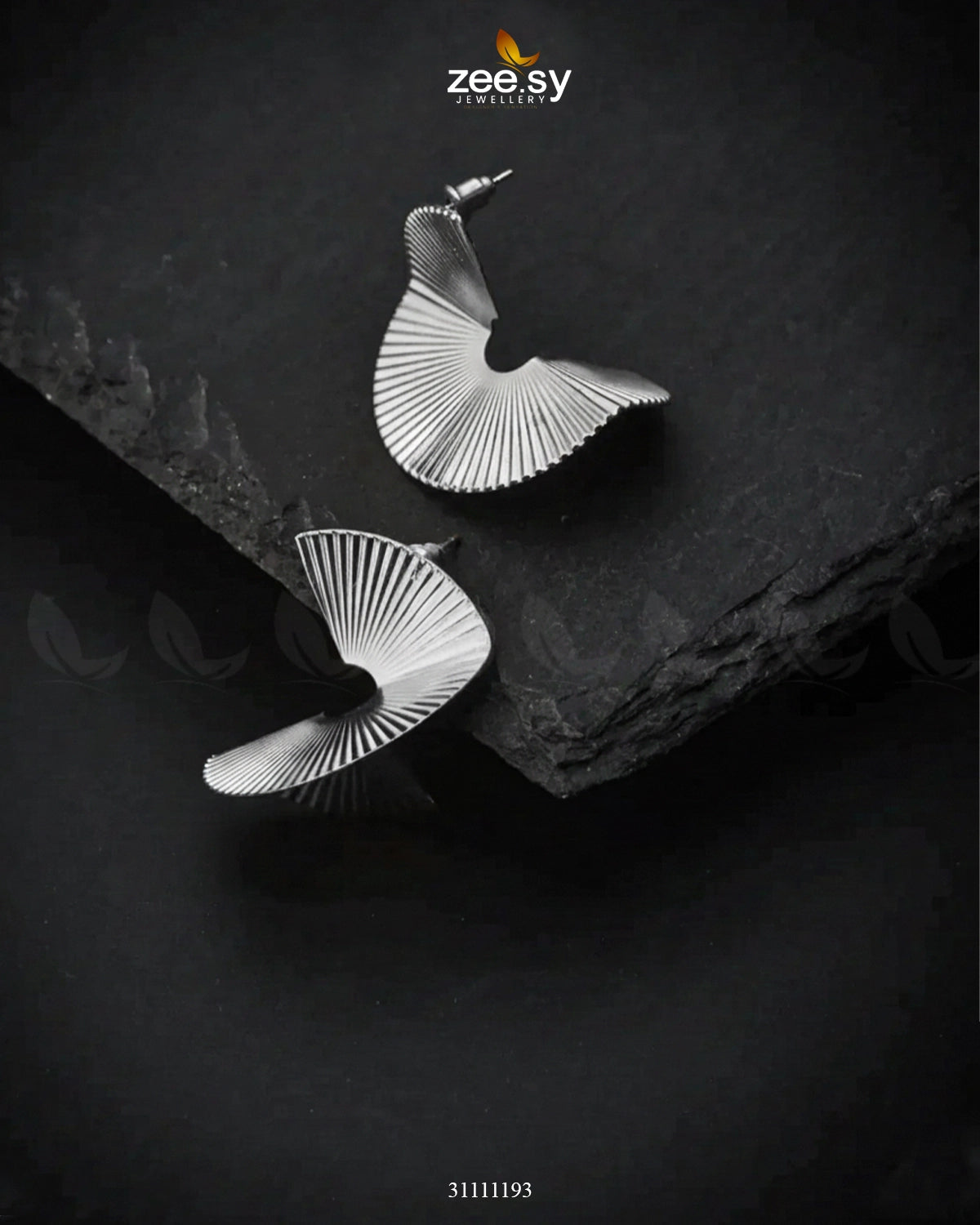 Solara Earrings Silver - Zeesy Jewellery