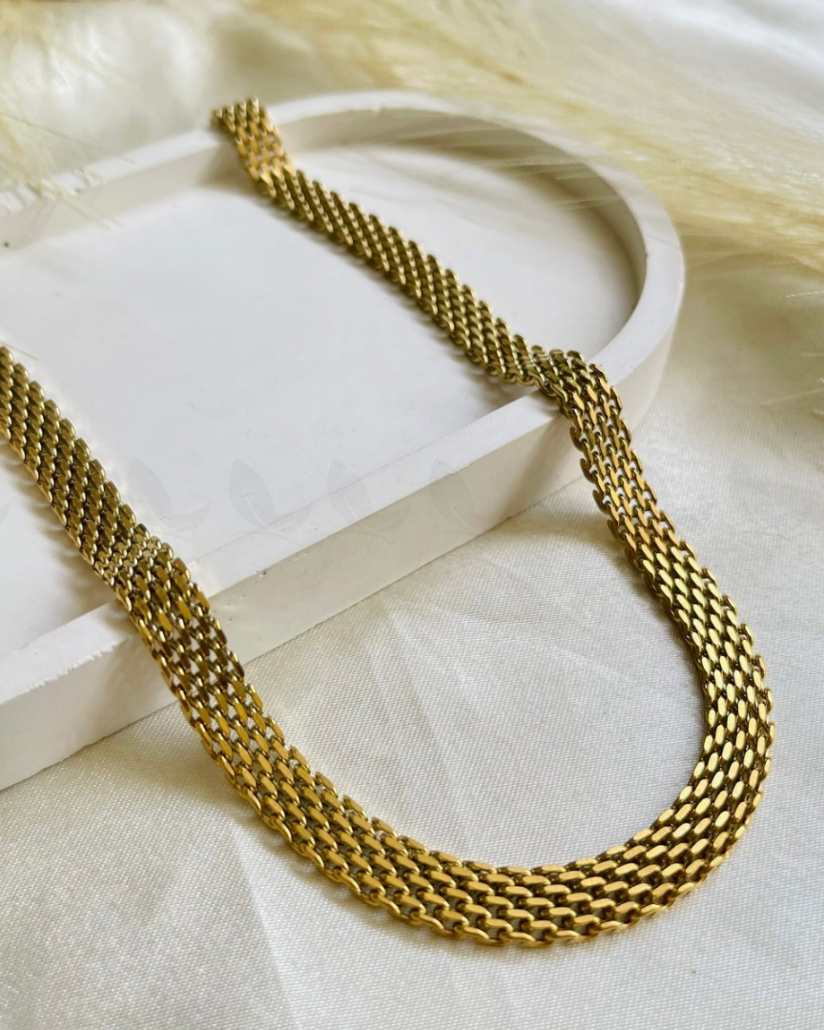 Solstice Symmetrical Chain Necklace - Zeesy Jewellery