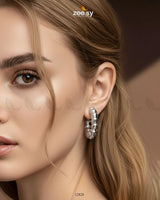 Spiral Hoop Earrings - Zeesy Jewellery