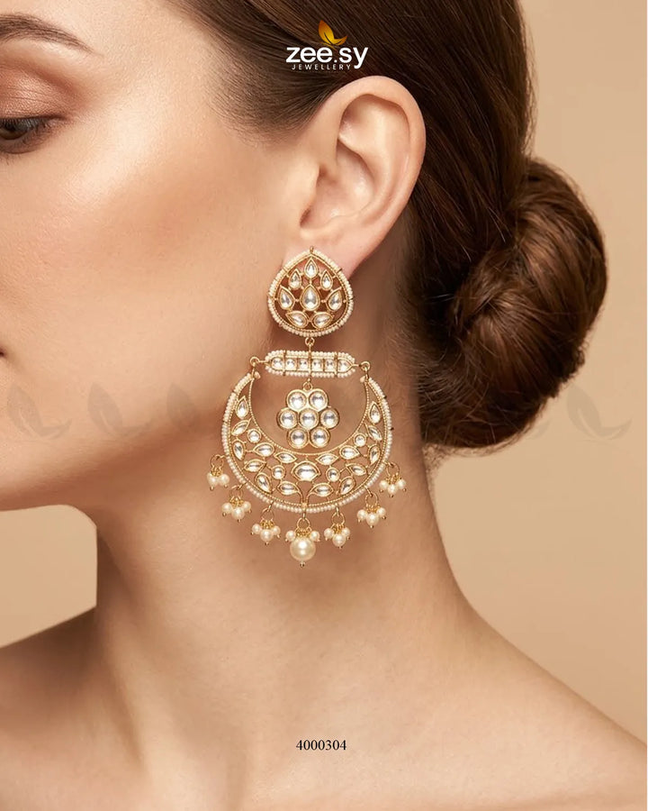 Square Medallion Kundan Choker Set
