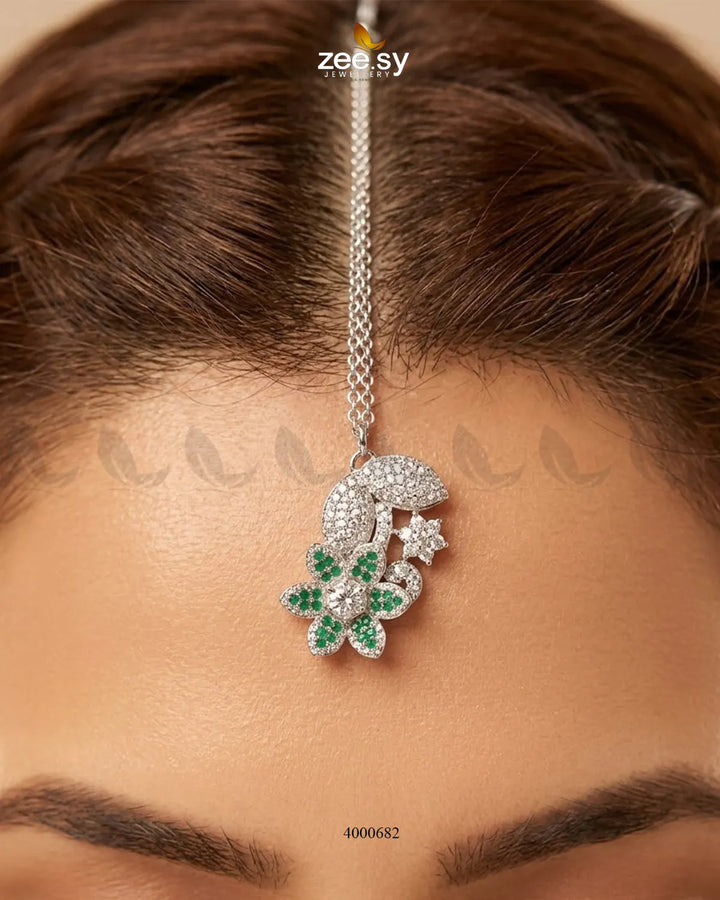 Starlight Floral Pave Necklace Set