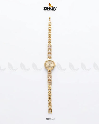 Starlight Beautiful Bracelet Watch Golden White ACCESSORIES - Zeesy Jewellery Pakistan | Premium Artificial & Imitation Jewellery