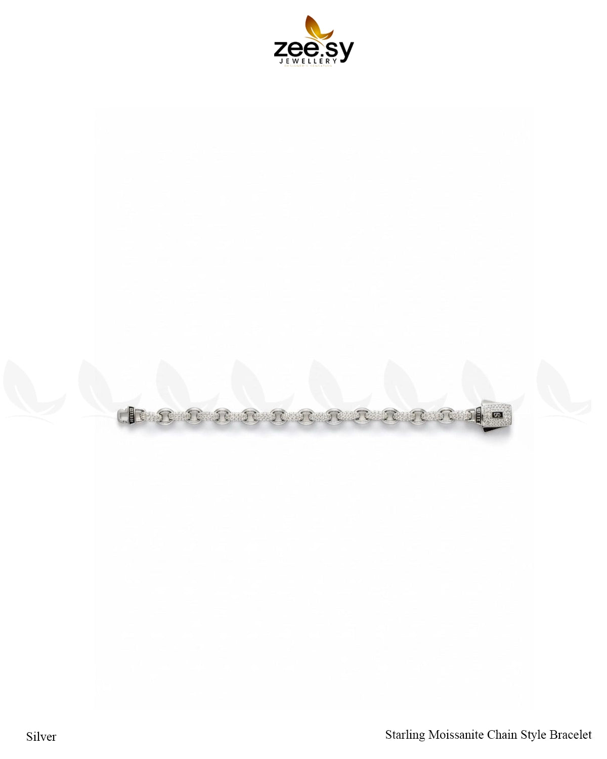Starling Moissanite Chain Style Bracelet - Zeesy Jewellery