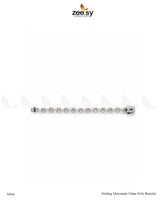 Starling Moissanite Chain Style Bracelet - Zeesy Jewellery
