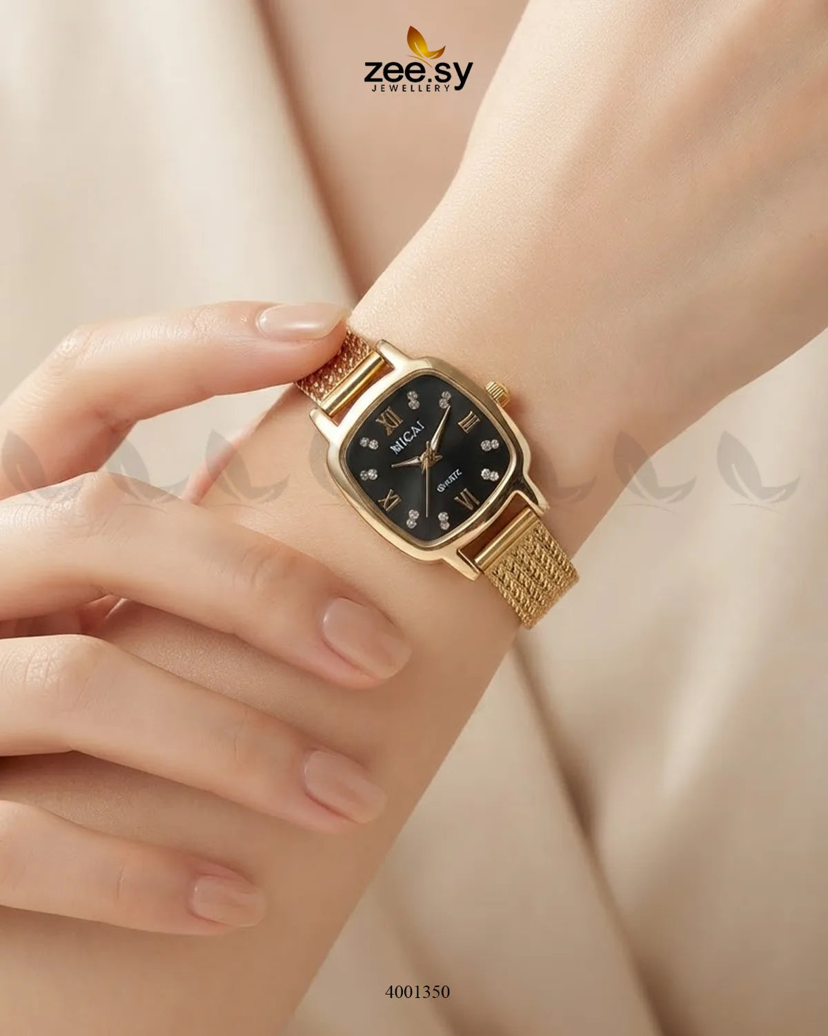 Starry Mesh Link Watch ACCESSORIES - Zeesy Jewellery Pakistan | Premium Artificial & Imitation Jewellery