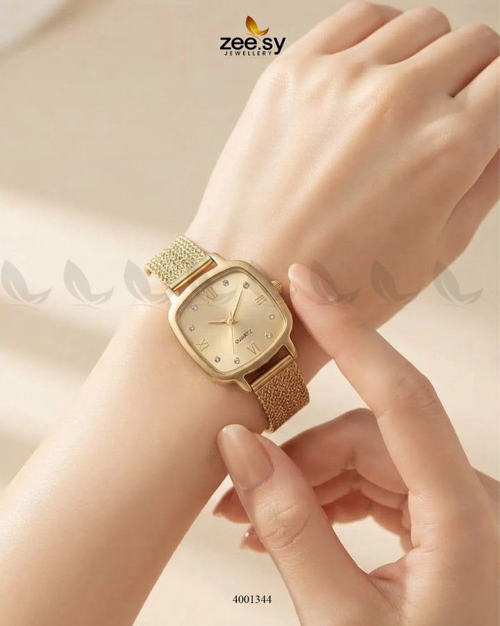 Starry Mesh Link Watch ACCESSORIES - Zeesy Jewellery Pakistan | Premium Artificial & Imitation Jewellery