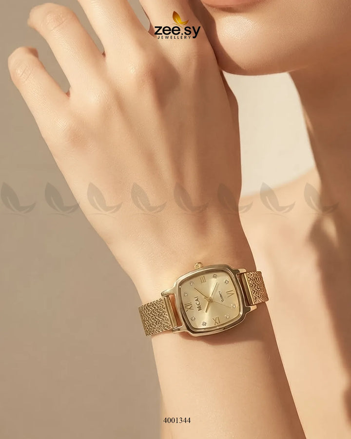 Starry Mesh Link Watch ACCESSORIES - Zeesy Jewellery Pakistan | Premium Artificial & Imitation Jewellery