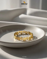 Steeze Leaf Stainless Steel Bracelet - Zeesy Jewellery