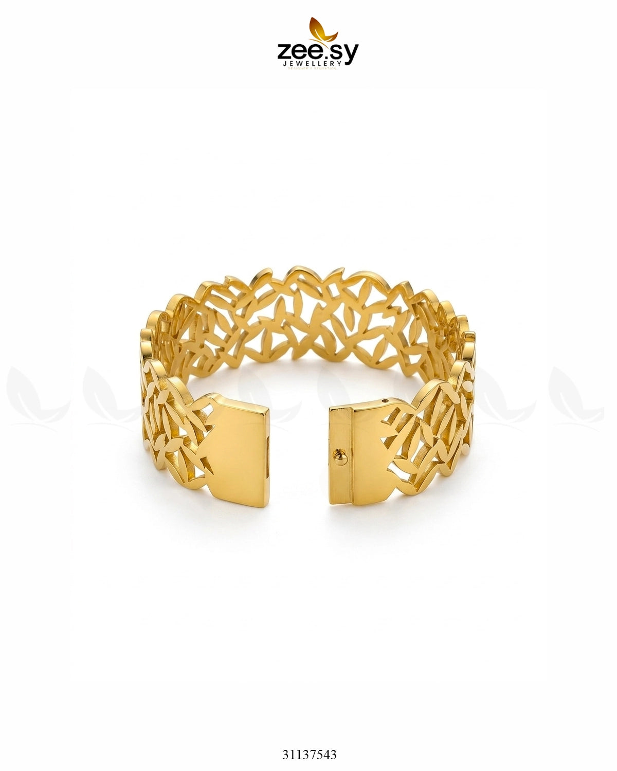 Steeze Leaf Thick Bracelet