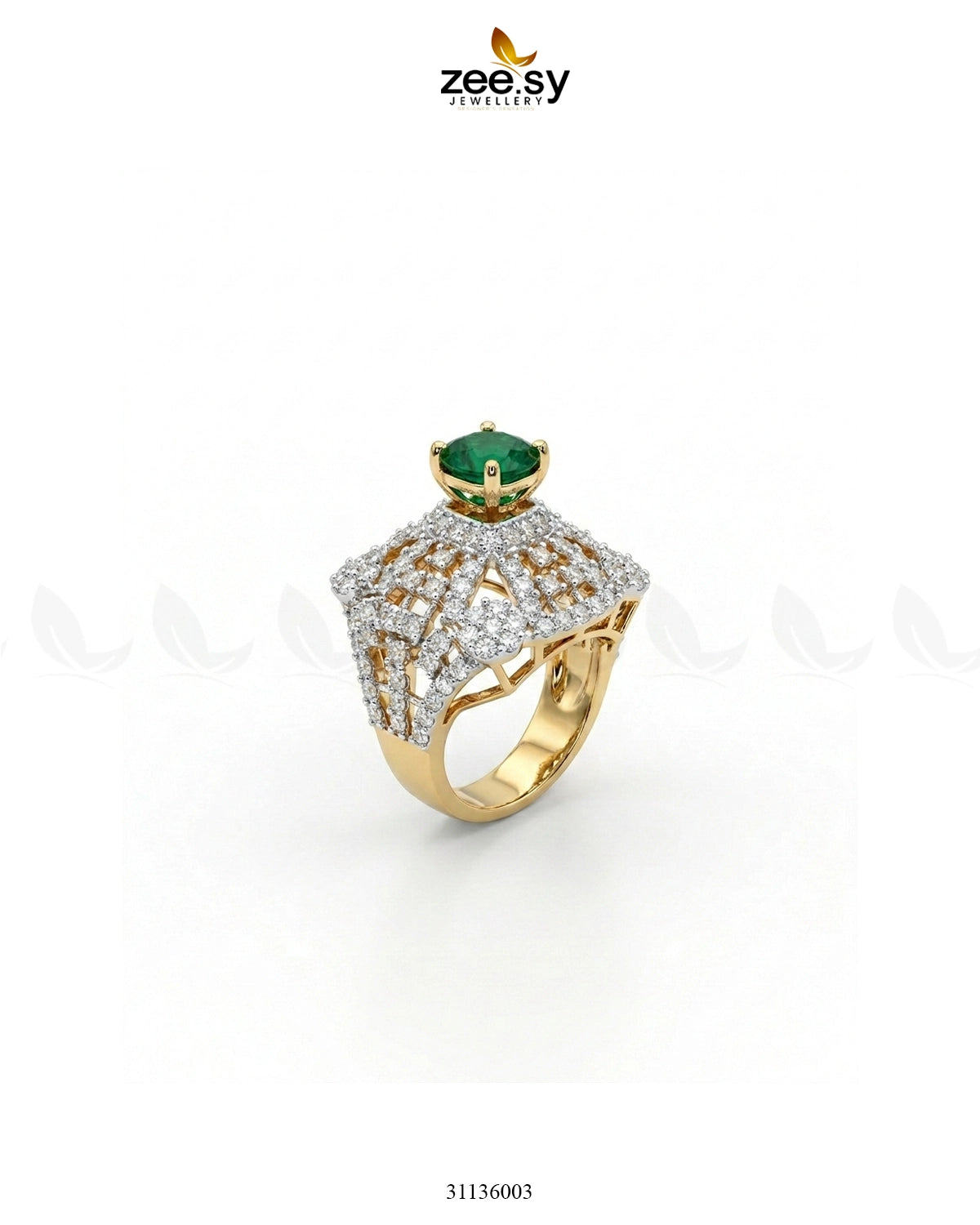 Sterling Bold Cocktail Ring Finger Ring - Zeesy Jewellery Pakistan | Premium Artificial & Imitation Jewellery