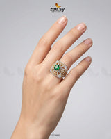 Sterling Bold Cocktail Ring Finger Ring - Zeesy Jewellery Pakistan | Premium Artificial & Imitation Jewellery