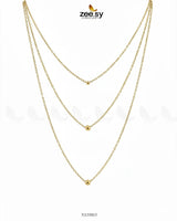 Sterling Triple layered Chain - Zeesy.pk