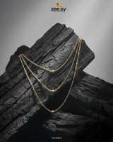 Sterling Triple layered Chain - Zeesy.pk