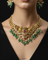 Sublime Bold Beads Necklace Set - Zeesy Jewellery