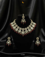 Royal Tradiitional Crystal Bridal Set - Zeesy Jewellery
