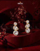 Tatiana Glam Crystal Studs Earrings Earrings - Zeesy Jewellery Pakistan | Premium Artificial & Imitation Jewellery