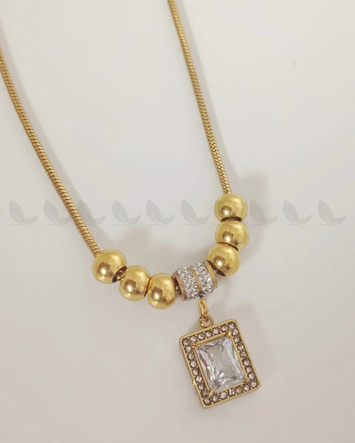 Thrum Chain Golden White - Zeesy Jewellery