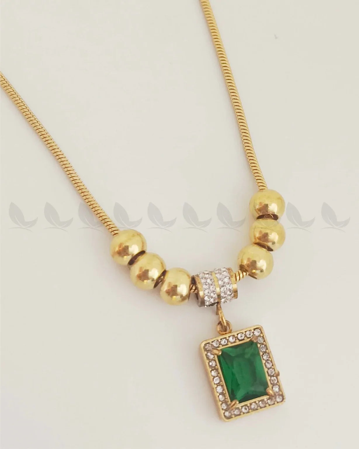 Thrum Chain Golden Green - Zeesy Jewellery