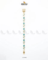 Tulip Cut Stones Floral Bracelet