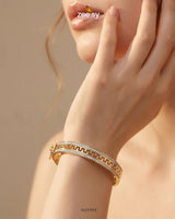 Valentine Zipper Cluster Bracelet