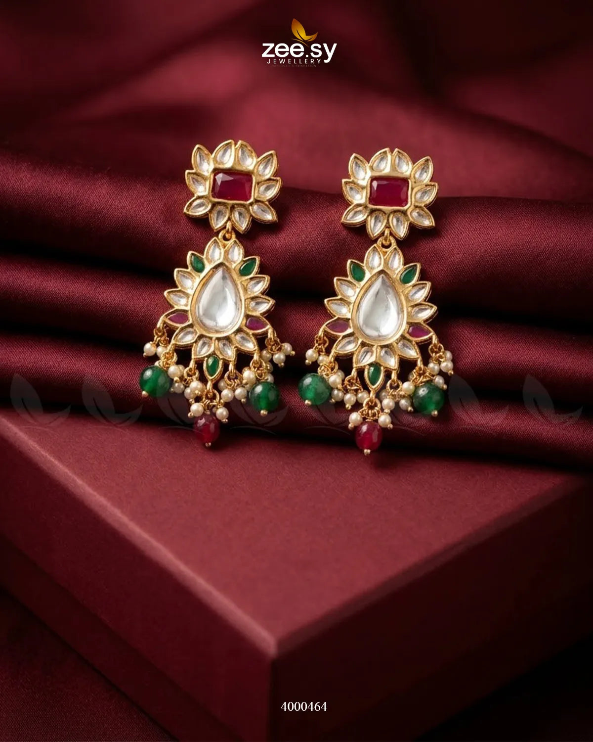 Veda Pearl Gemstone Earrings
