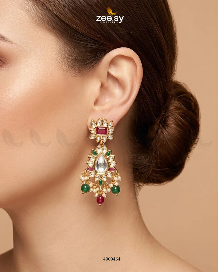Veda Pearl Gemstone Earrings