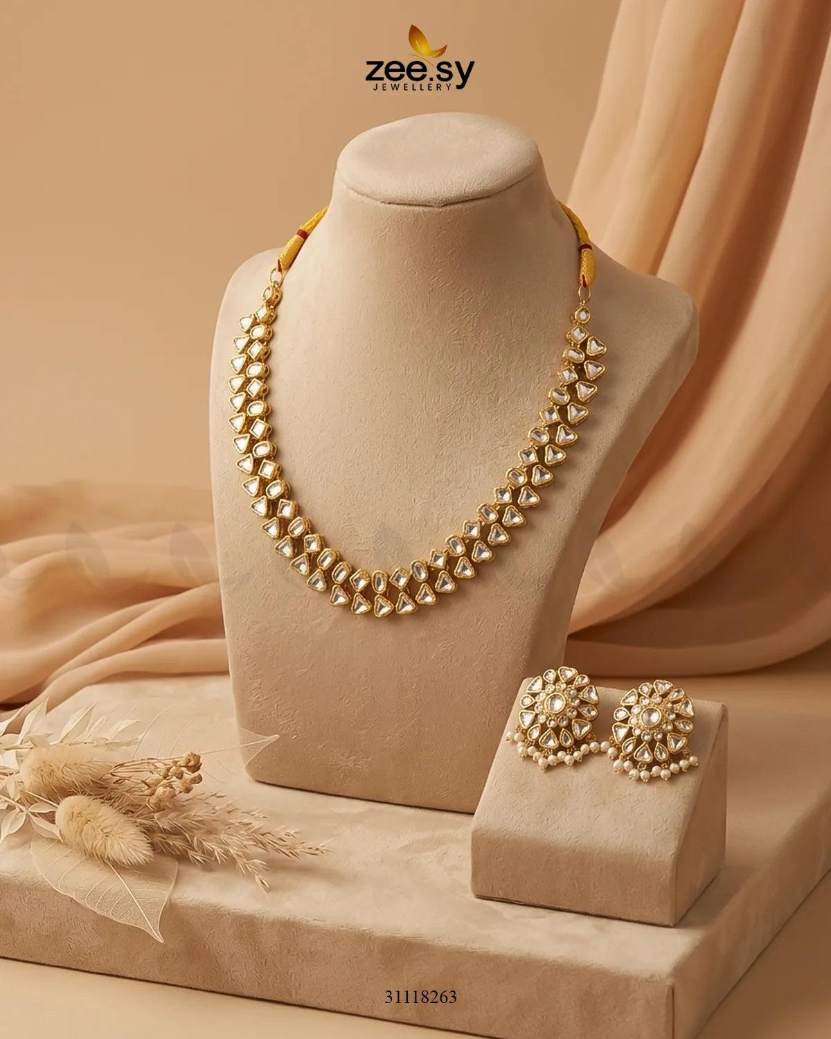 Vela Necklace Set Necklace Sets - Zeesy Jewellery Pakistan | Premium Artificial & Imitation Jewellery
