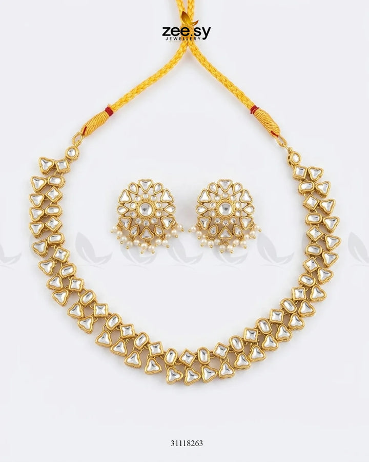 Vela Necklace Set Necklace Sets - Zeesy Jewellery Pakistan | Premium Artificial & Imitation Jewellery