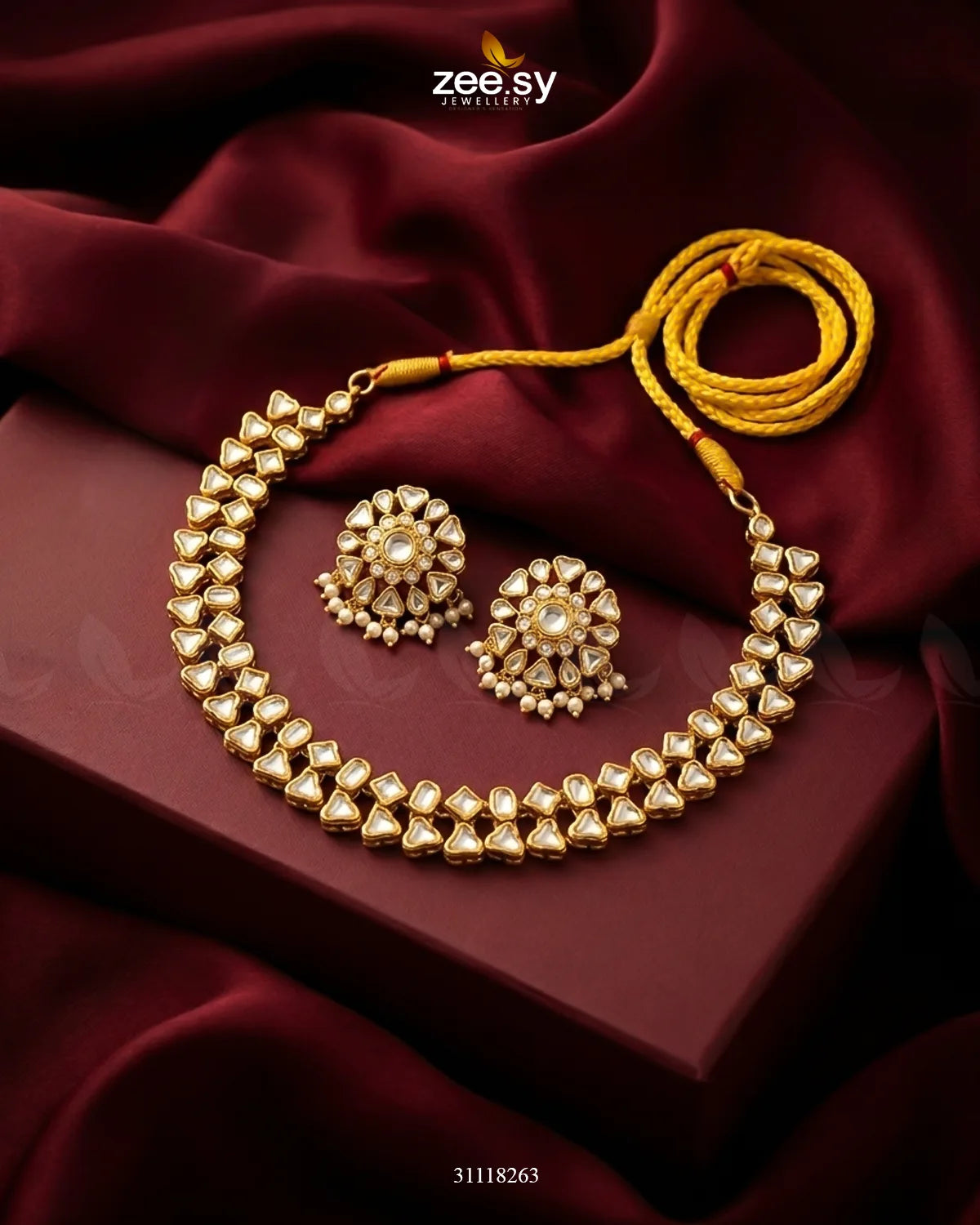 Vela Necklace Set Necklace Sets - Zeesy Jewellery Pakistan | Premium Artificial & Imitation Jewellery